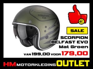 Motorhelm Scorpion Belfast Evo - Dawg