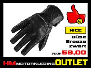 Motorhandschoen Buse Breeze - Zwart