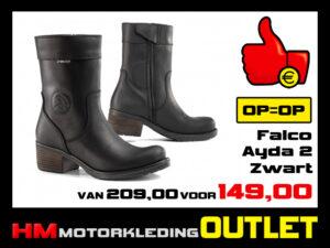 Motorlaars dames Falco Ayda 2 - Zwart