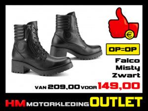 Motorlaars dames Falco Misty - Zwart