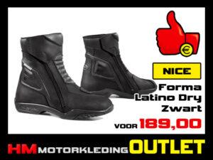 Motorlaars Forma Latino Dry - Zwart