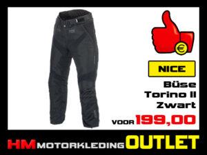 Textiel motorbroek Buse Torino II All-Season - Zwart