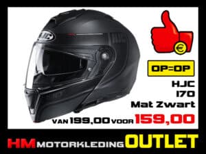 Motorhelm HJC I70 - Mat Zwart - L-60