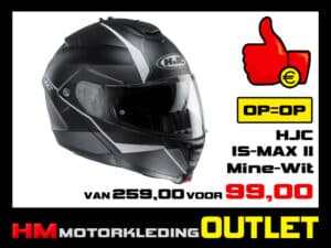 Motorhelm HJC IS-MAX II Mine - Wit - L-60